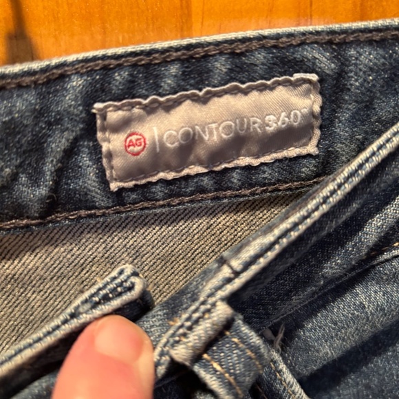 AG Adriano Goldschmied Twisted Alexxis Raw Hem Jeans 23R - Picture 5 of 9